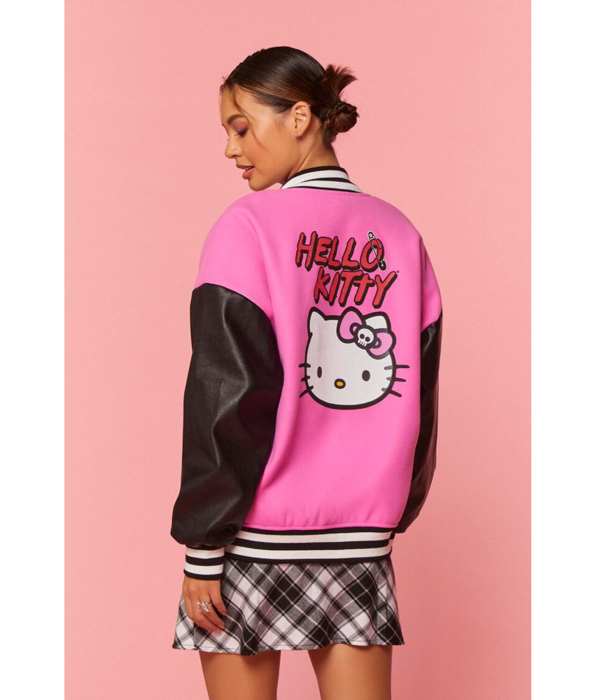 Forever 21 pink cheapest hello kitty jacket